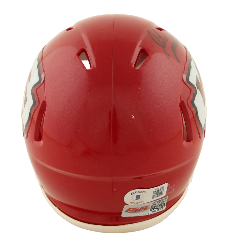 Isiah Pacheco Autographed Signed Speed Mini Helmet - Beckett Certified