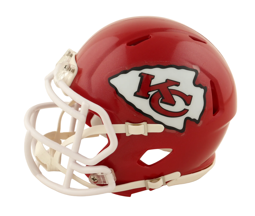 Isiah Pacheco Autographed Signed Speed Mini Helmet - Beckett Certified