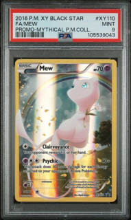 Mew XY110 Mythical Promo - 2016 Pokemon - PSA 9