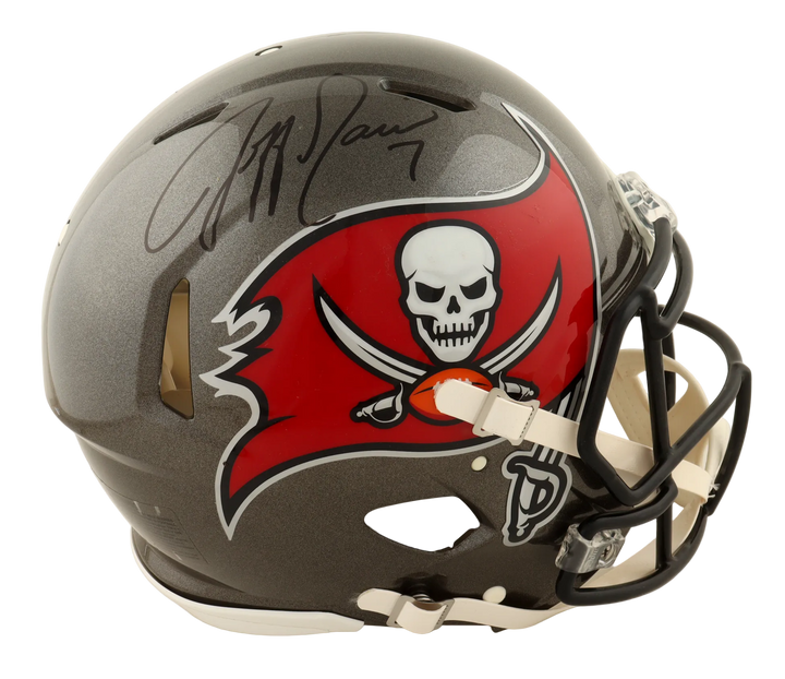 Jeff Garcia Autographed Buccaneers Full-Size Authentic On-Field Speed Helmet (JSA)