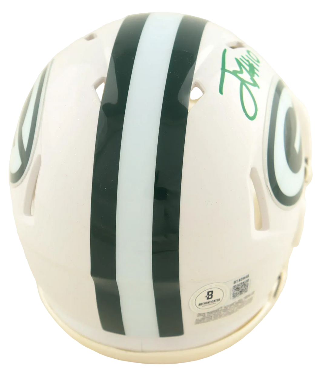 Jordan Love Autographed Signed Riddell Mini Helmet (Beckett)