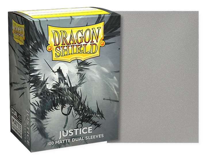 Dragon Shield Sleeves: Justice Standard Dual Matte (Box Of 100)