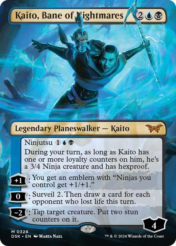 Kaito, Bane of Nightmares (Borderless) - Duskmourn: House of Horror (DSK)