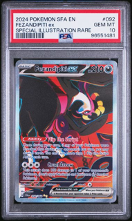 Fezandipiti ex 092/064 Shrouded Fable - 2024 Pokemon - PSA 10