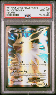Jolteon ex 28a/83 Promo Mega Powers Collection - 2017 Pokemon - PSA 10