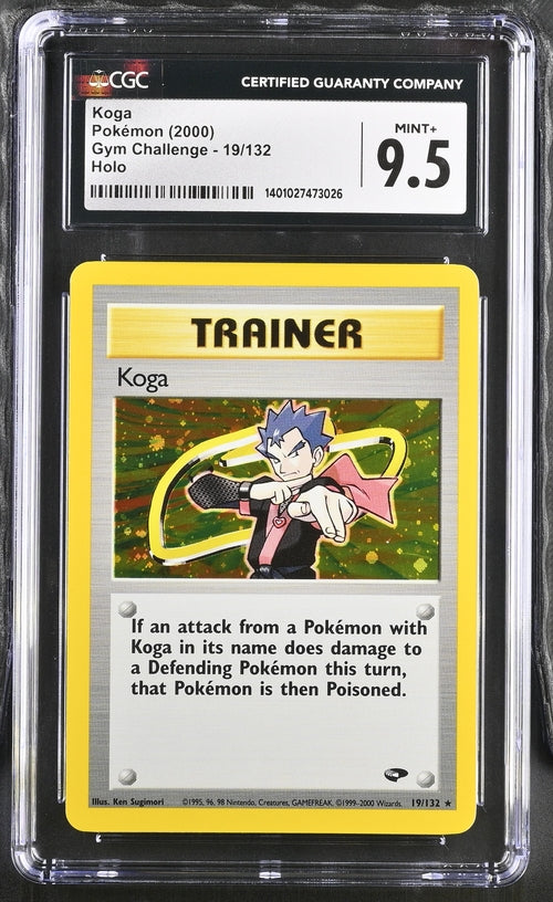 Koga 19/132 Gym Challenge - 2000 Pokemon - CGC 9.5