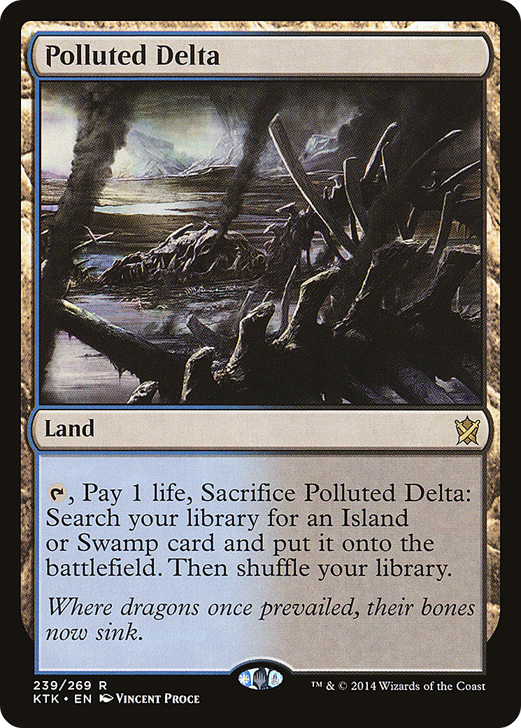 Polluted Delta - Khans of Tarkir (KTK)