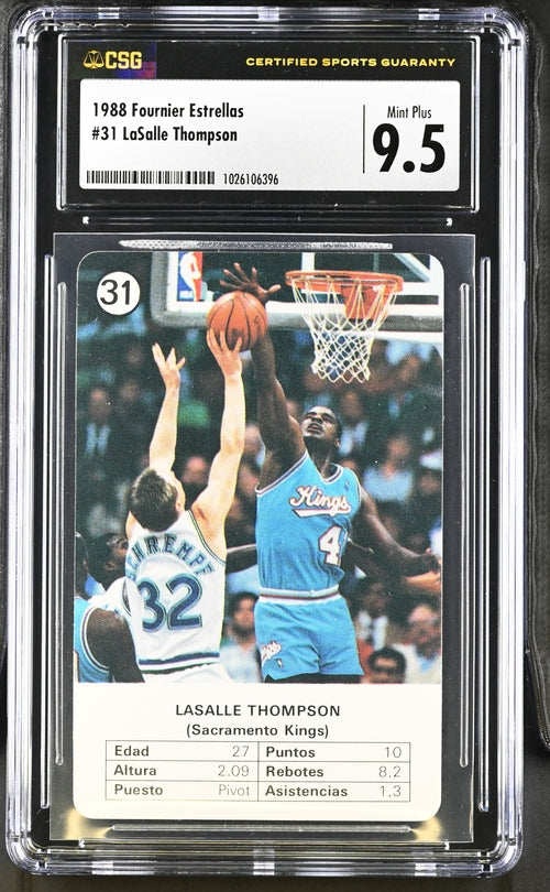1988 Fournier Estrellas - LaSalle Thompson 31 - CSG CGC 9.5
