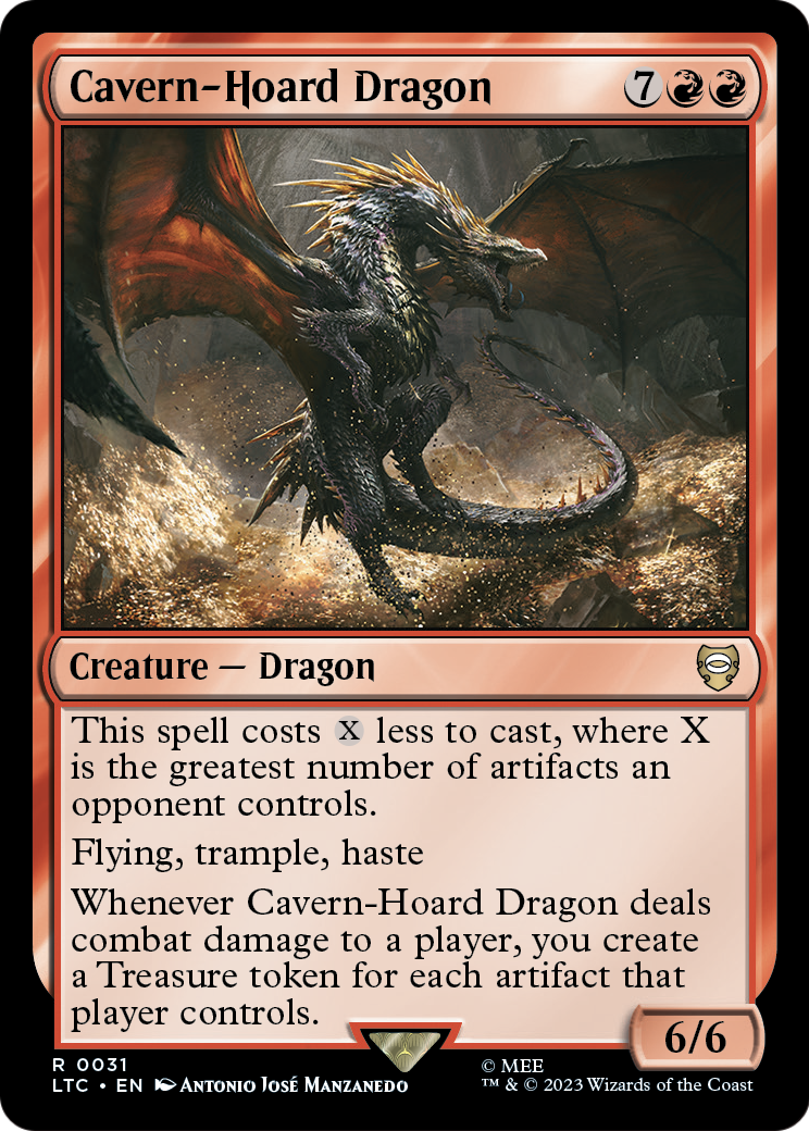 Cavern-Hoard Dragon - Commander: The Lord of the Rings: Tales of Middle-earth (LTC)