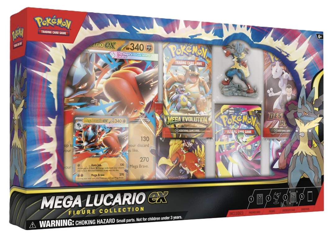 Pokémon TCG: Mega Lucario ex Figure Collection
