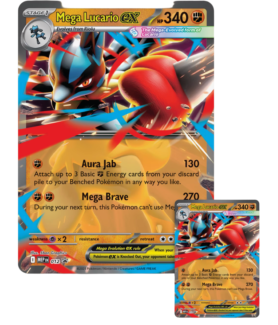 Pokémon TCG: Mega Lucario ex Figure Collection