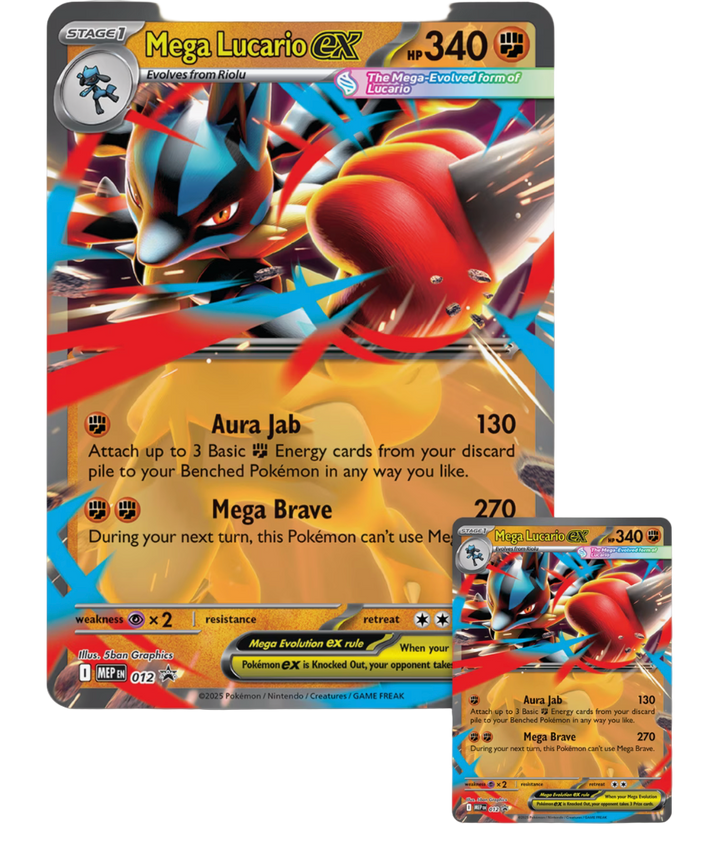 Pokémon TCG: Mega Lucario ex Figure Collection