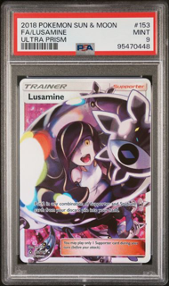 Lusamine 153/156 Ultra Prism - 2018 Pokemon - PSA 9