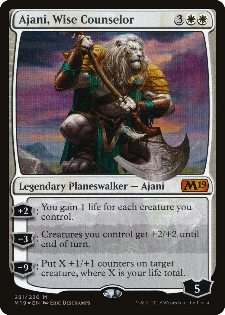Ajani, Wise Counselor - Core Set 2019 (M19)