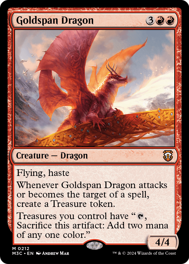 Goldspan Dragon - Commander: Modern Horizons 3 (M3C)