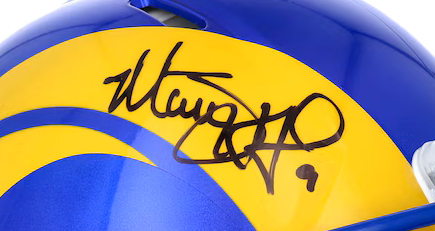 Matthew Stafford Autographed Los Angeles Rams Full-Size Authentic On-Field Speed Helmet (Fanatics COA)