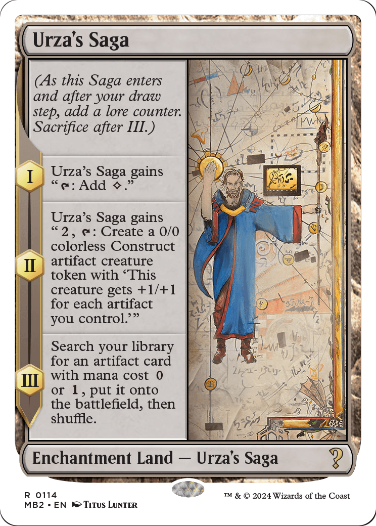 Urza's Saga (White Border) - Mystery Booster 2 (MB2)