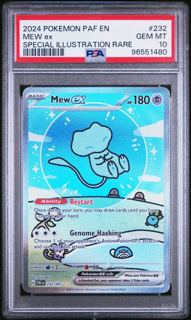 Mew ex 232/091 Paldean Fates  - 2024 Pokemon - PSA 10