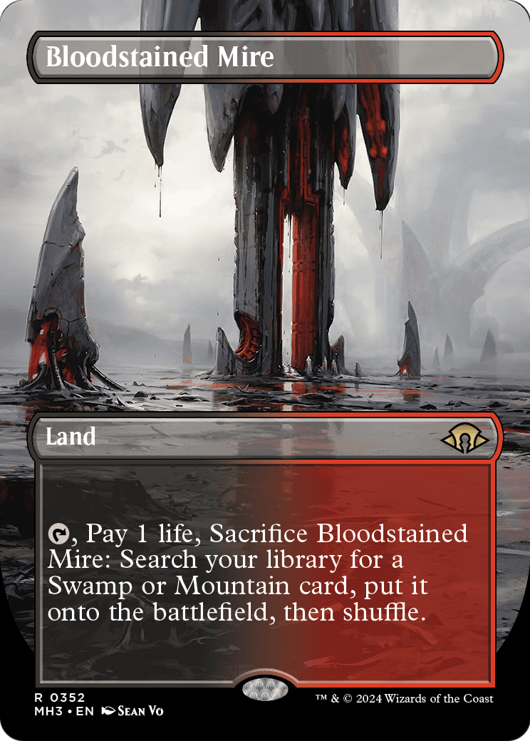 Bloodstained Mire (Borderless) - Modern Horizons 3 (MH3)