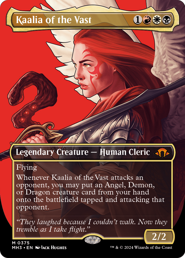 Kaalia of the Vast (0375) (Borderless) - Modern Horizons 3 (MH3)