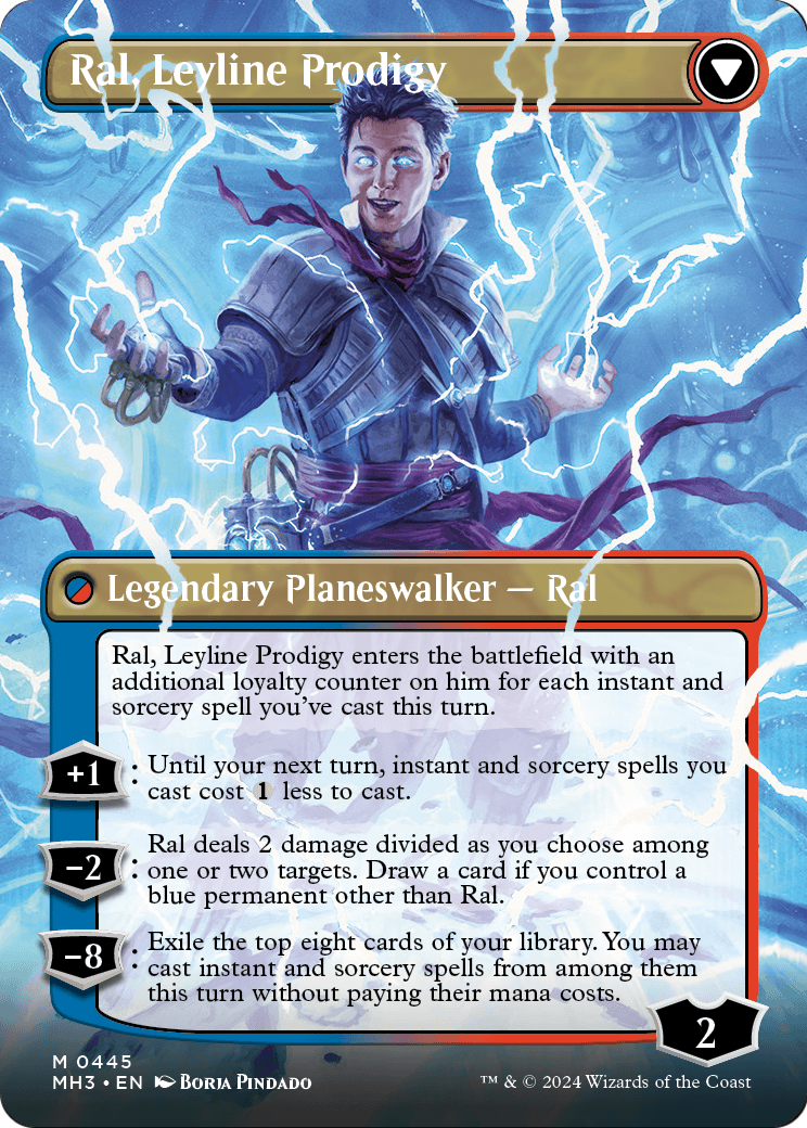 Ral, Monsoon Mage (Borderless) - Modern Horizons 3 (MH3)
