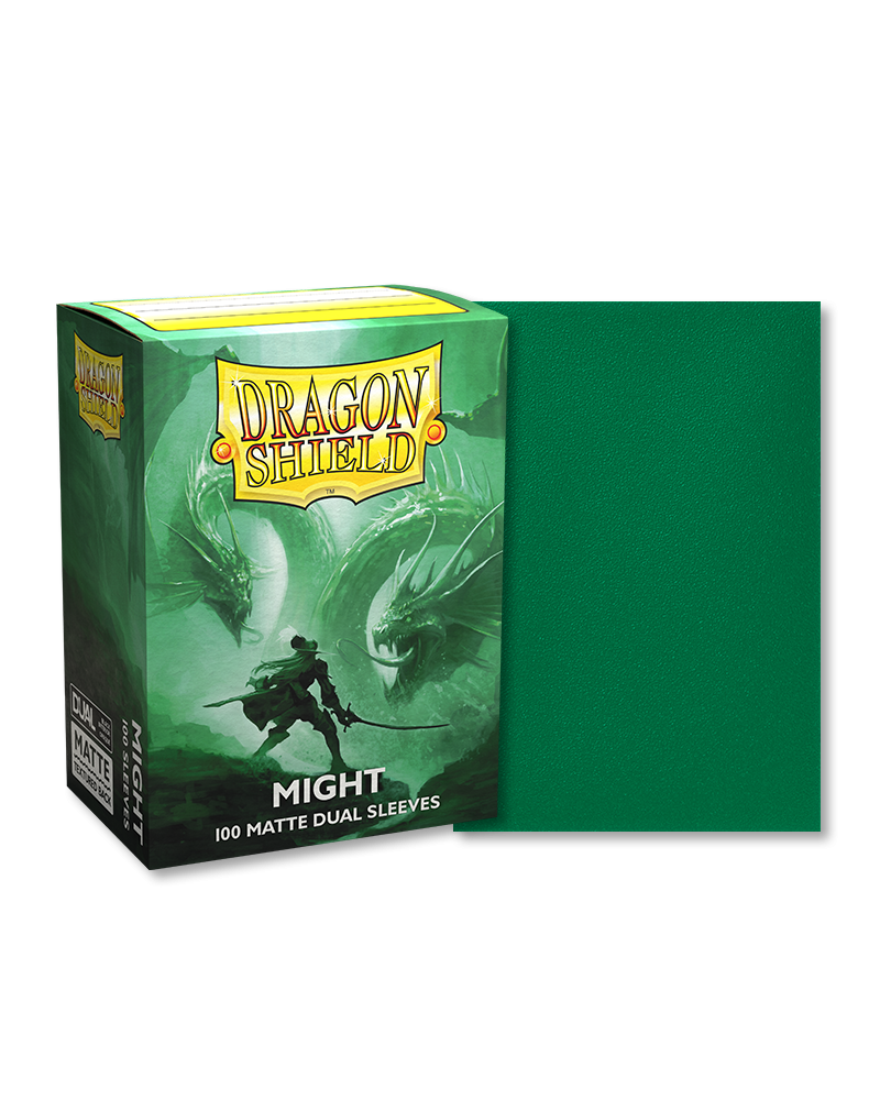 Dragon Shield Sleeves: Might Standard Dual Matte (Box Of 100)