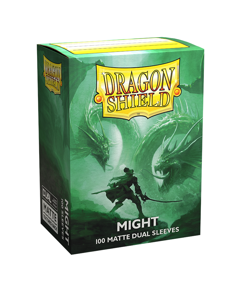 Dragon Shield Sleeves: Might Standard Dual Matte (Box Of 100)