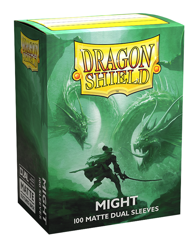 Dragon Shield Sleeves: Might Standard Dual Matte (Box Of 100)