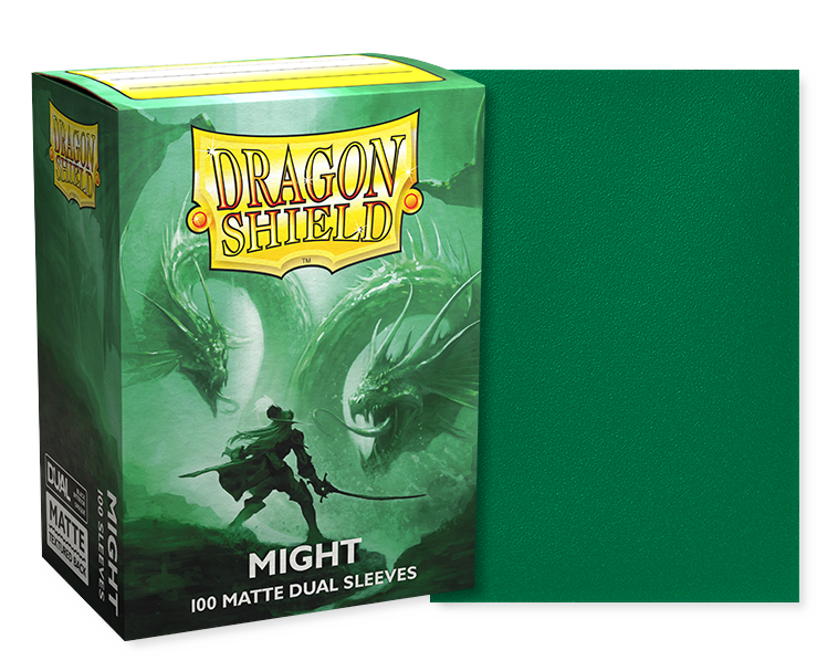 Dragon Shield Sleeves: Might Standard Dual Matte (Box Of 100)