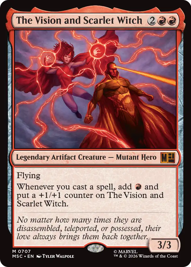 The Vision and Scarlet Witch - Commander: Marvel Super Heroes (MSC)