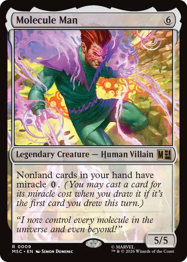 Molecule Man - Commander: Marvel Super Heroes (MSC)