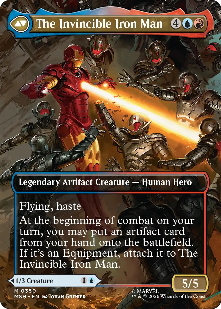 Tony Stark (Borderless) (0350) - Marvel Super Heroes (MSH)