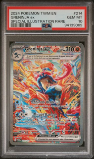 Greninja 214/167 Twilight Masquerade - 2024 Pokemon - PSA 10