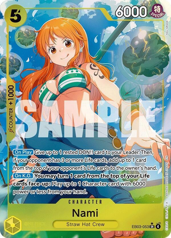 Nami | (053) | (Alternate Art) | Extra Booster: One Piece Heroines