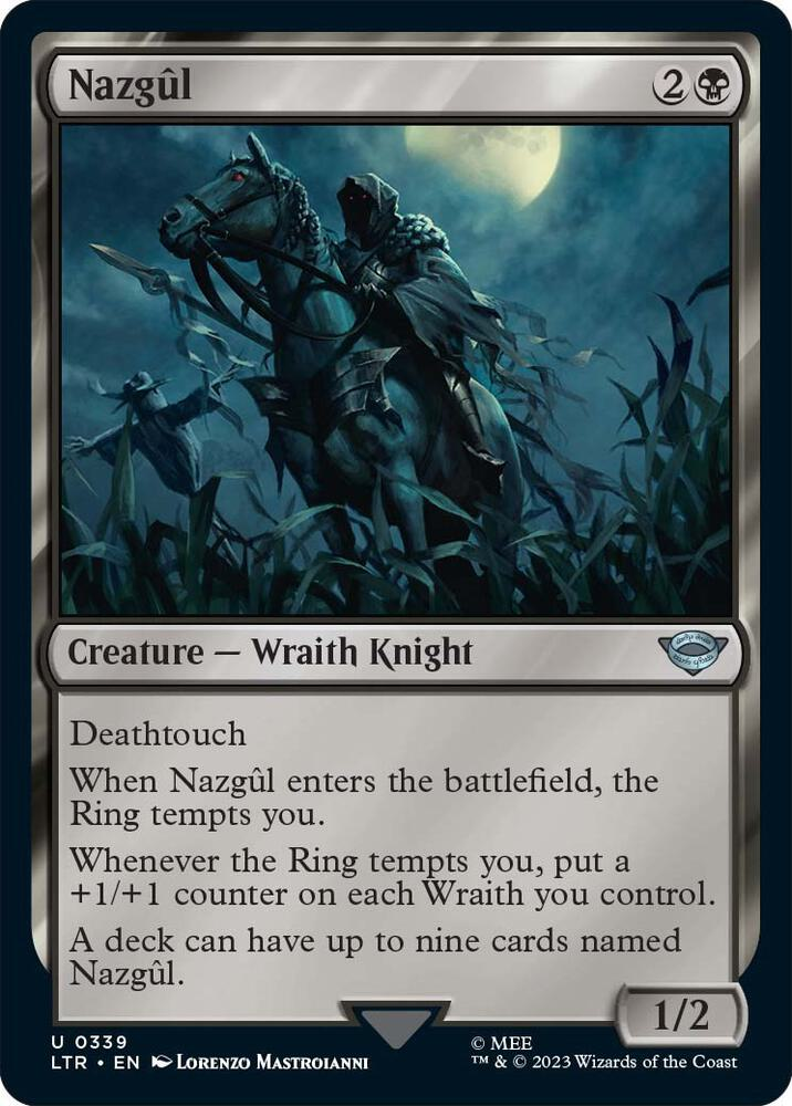 nazgul cards mtg Nazgul (0336) | Universes Beyond | The Lord of the Rings | Tales of  Middle-earth (LTR) | Magic: The Gathering