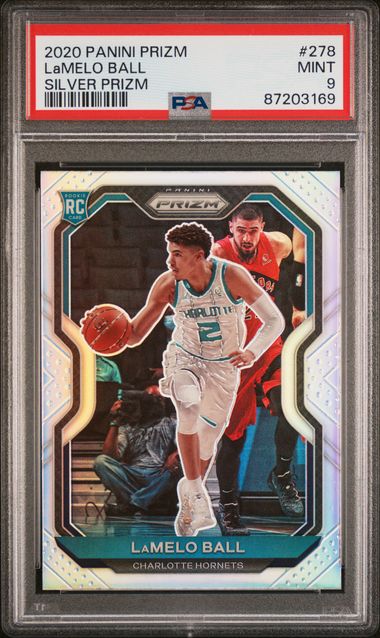 2020 Panini Prizm Basketball - LaMelo Ball 278 - Silver - PSA 9