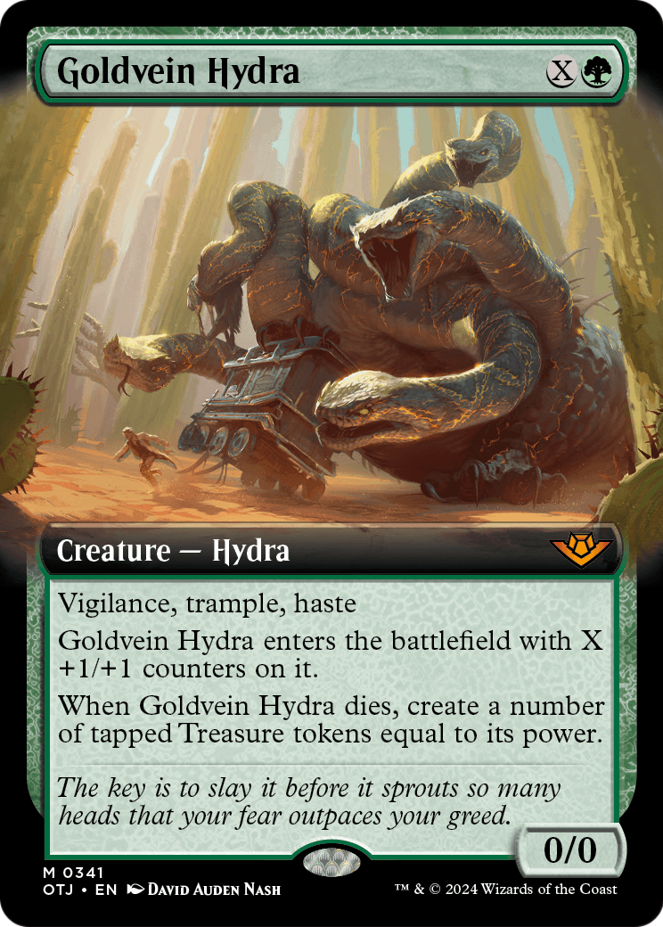 Goldvein Hydra (Extended Art) - Outlaws of Thunder Junction (OTJ)