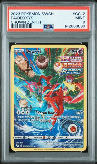 Deoxys - GG12/GG70 - Crown Zenith - 2023 Pokemon - PSA 9