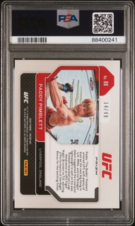 2022 Panini Prizm UFC - Paddy Pimblett 88 - Teal Prizm /49 - PSA 9