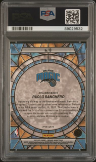 2022 Panini Mosaic - Paolo Banchero 10 - Stained Glass - PSA 10