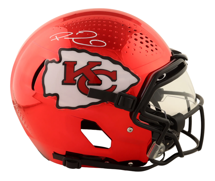 Patrick Mahomes Autographed Chiefs Custom Full-Size Authentic On-Field Zero2 Helmet with Visor (Fanatics COA)
