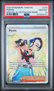 Perrin 220/167 Twilight Masquerade Special Illustration Rare - 2024 Pokemon - PSA 10