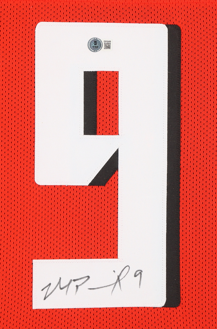 Michael Penix Autographed Signed Custom Framed Jersey Display (Beckett)