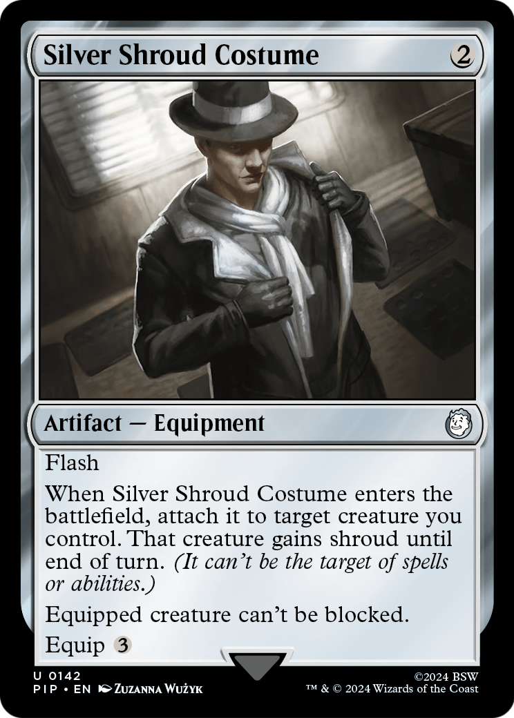 Silver Shroud Costume - Universes Beyond: Fallout (PIP)