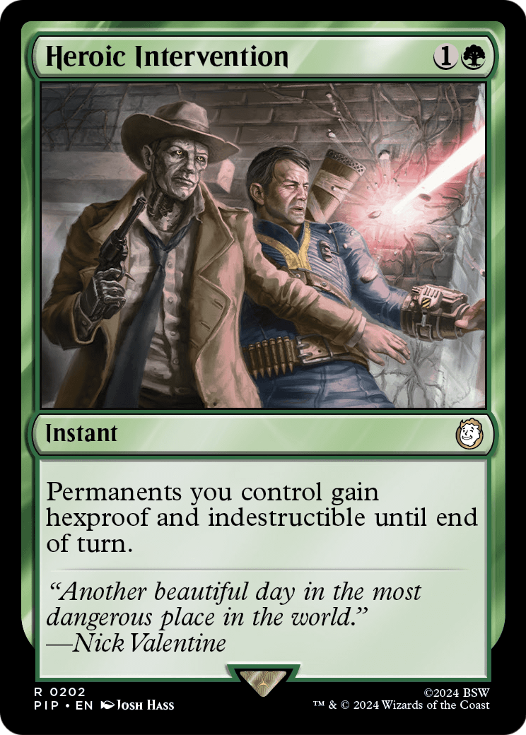 Heroic Intervention - Universes Beyond: Fallout (PIP)