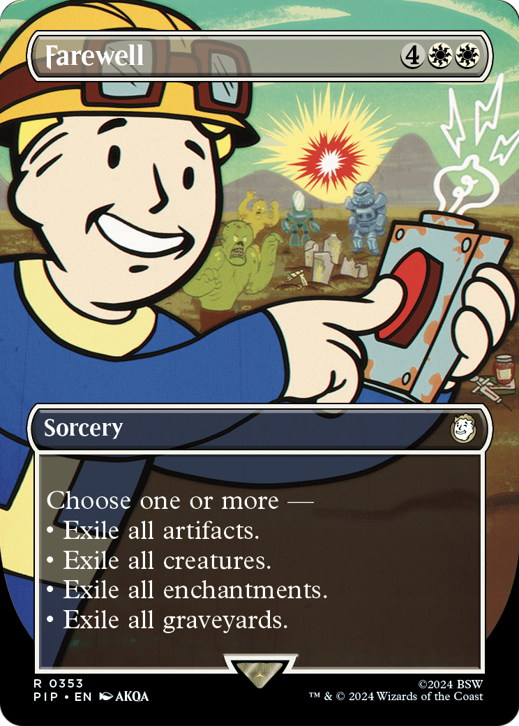 Farewell (Borderless) - Universes Beyond: Fallout (PIP)