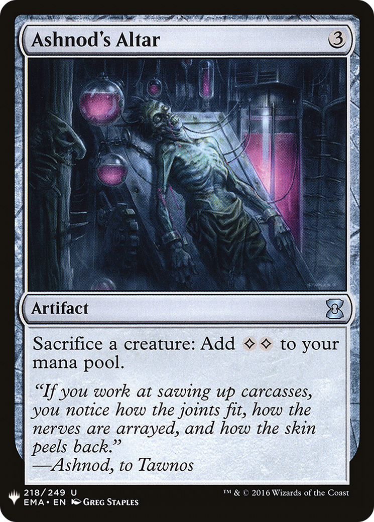 Ashnod's Altar - The List Reprints (LIST)