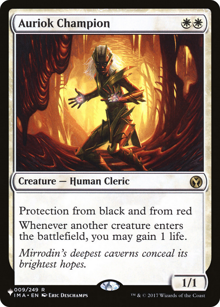 Auriok Champion - The List Reprints (LIST)