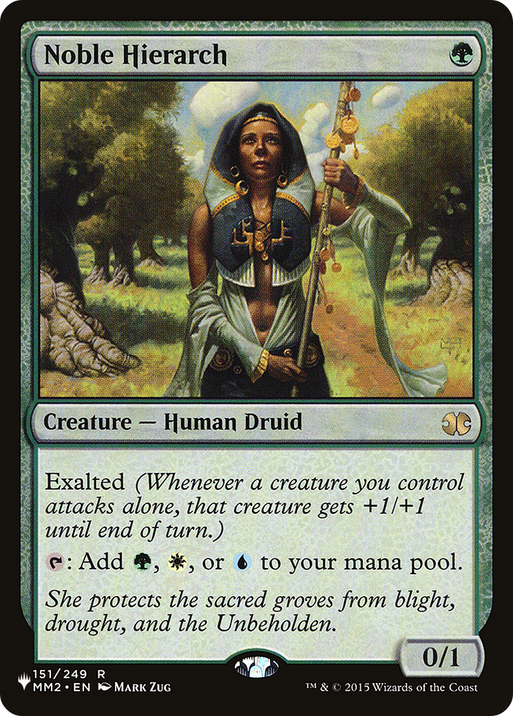 Noble Hierarch - The List Reprints (LIST)