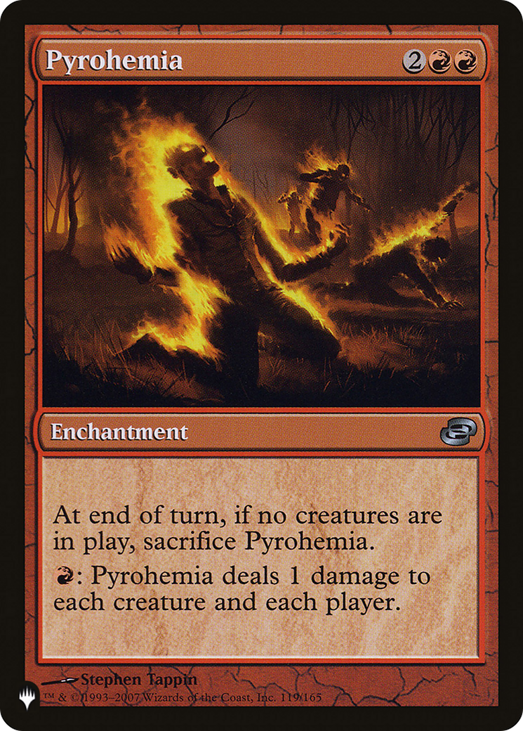 Pyrohemia - The List Reprints (LIST)